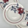 Assiette Sobral Digoin Sarreguemines décor bordeaux et gris – Image 4