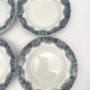 Assiette creuse décor bleu gris – Image 5