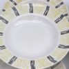Assiette creuse FB 56 Badonviller décor jaune et noir vintage – Image 5