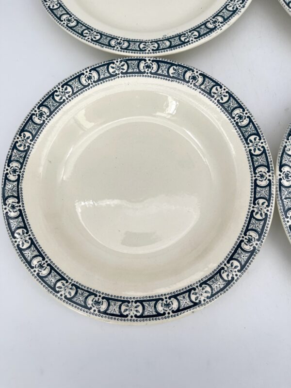 Assiette creuse Salins Sully Terre de Fer décor vert – Image 6