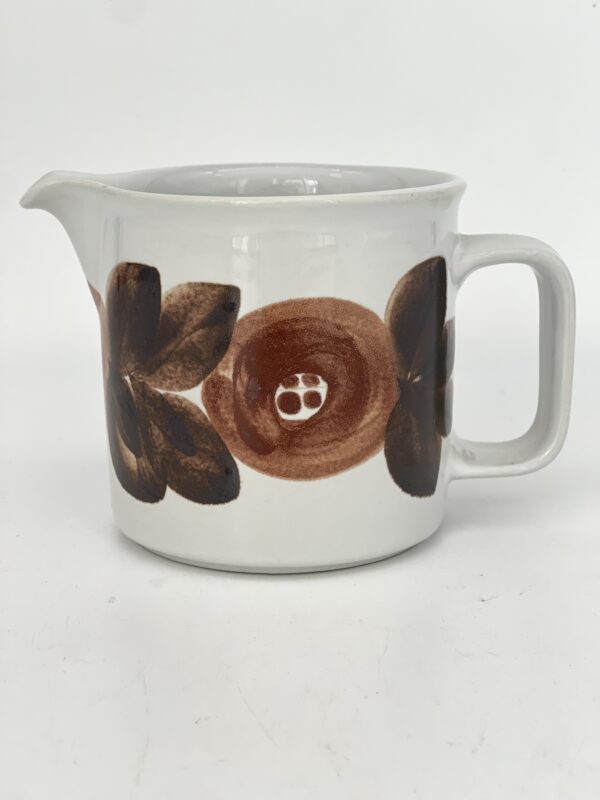 Pot à lait Arabia Rosmarin décor fleur marron – Image 2