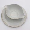 Saucière Porcelaine opaque 8041 décor vert et doré – Image 2