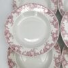Assiette creuse Lerida Sarreguemines décor rose – Image 4