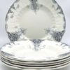 Assiette creuse Lys Clairefontaine Terre de Fer décor gris – Image 2