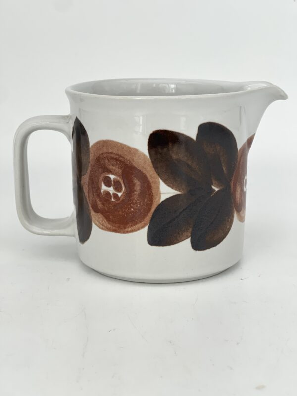Pot à lait Arabia Rosmarin décor fleur marron – Image 3