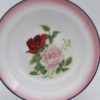 Assiette émaillée Swallow Brand décor rose – Image 2