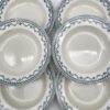 Assiette creuse Arras Sarreguemines décor bleu gris – Image 3