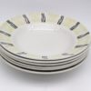Assiette creuse FB 56 Badonviller décor jaune et noir vintage – Image 3