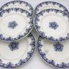 Assiette creuse Terre de Fer Normandie LG décor bleu – Image 4