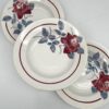 Assiette Sobral Digoin Sarreguemines décor bordeaux et gris – Image 3