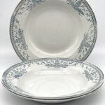 Assiette creuse Terre de Fer décor gris vert – Image 2