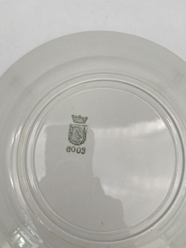 Plat ou grande assiette St Amand 6009 décor couronne verte – Image 5