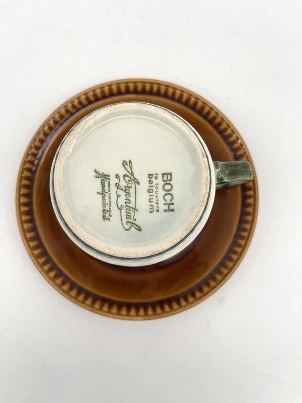 Tasse à café Boch La Louvière Belgium Argenteuil – Image 5