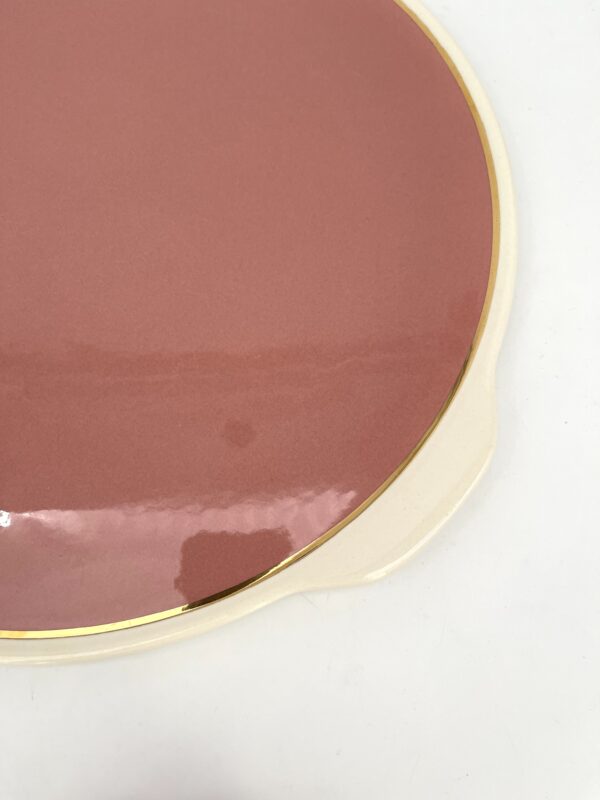 Plat à tarte Villeroy et Boch rose – Image 4