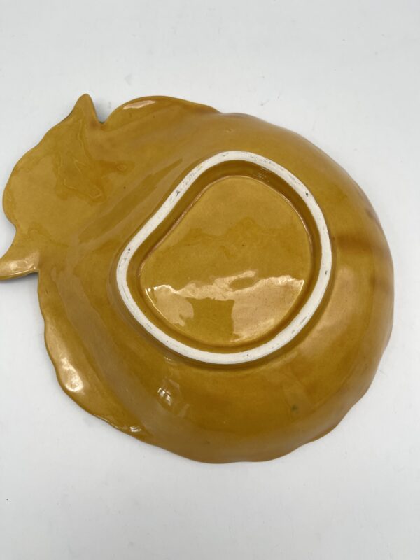 Petit plat ou coupe en barbotine décor citron – Image 6