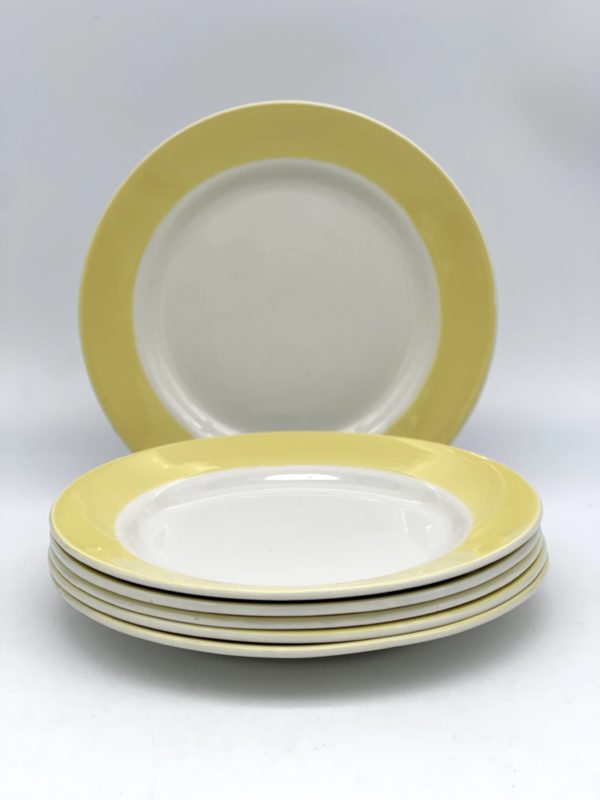 Service Billo: assiette plate, assiette creuse, verre, couverts pour enfant  - Couleur Jaune - Art de la table - Parlapapa