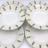 Assiette creuse FB 56 Badonviller décor jaune et noir vintage – Image 4