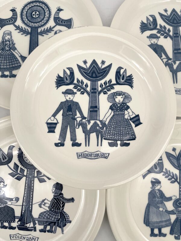 Assiette à dessert Royal Sphynx Villes en Hollande – Image 4