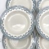 Assiette creuse Arras Sarreguemines décor bleu gris – Image 4