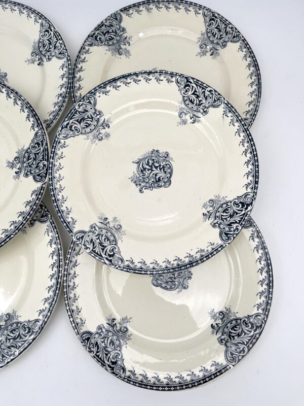 Assiette plate Fontenoy Salins Terre de Fer R&A – Image 5