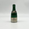 Petite bouteille de Champagne Moutarde Florida Magenta Epernay en opaline