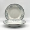 Assiette creuse Terre de Fer décor gris vert