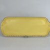 Plat à cake Salins jaune et doré