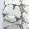 Assiette plate Lys Clairefontaine Terre de fer décor gris – Image 4