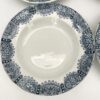 Assiette creuse décor bleu gris – Image 6