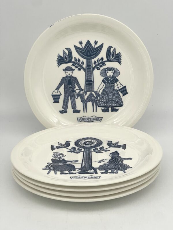 Assiette à dessert Royal Sphynx Villes en Hollande – Image 2