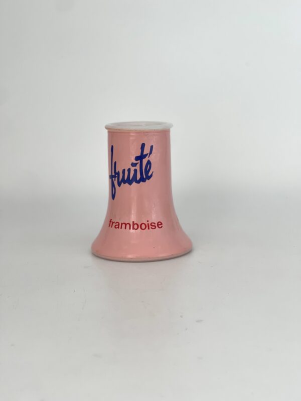Porte paille Fruité en opaline rose