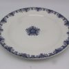 Assiette creuse Terre de Fer Normandie LG décor bleu – Image 3