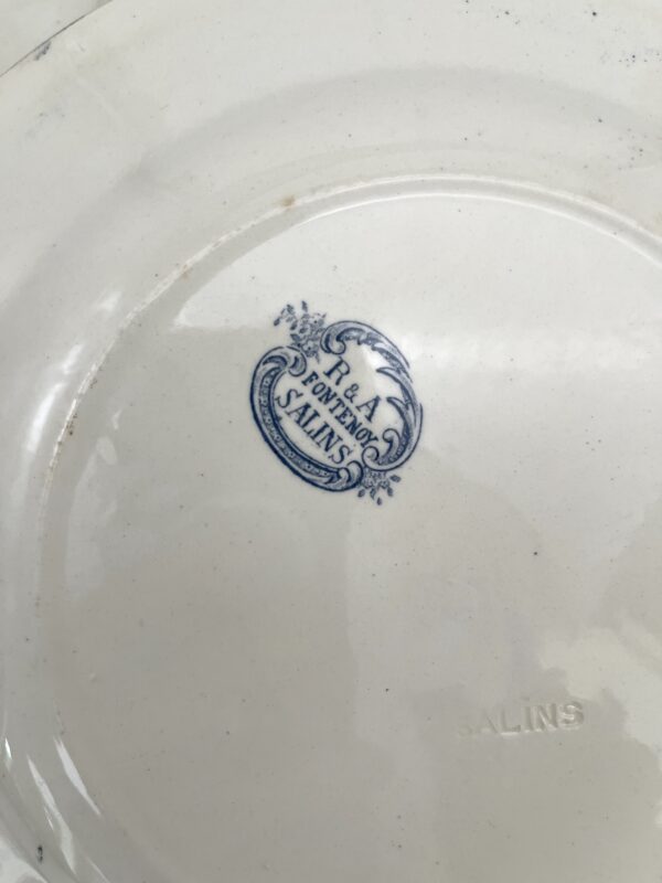 Assiette plate Fontenoy Salins Terre de Fer R&A – Image 7