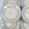 Assiette creuse Josiane Lunéville décor pois bleu – Image 4