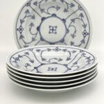 Assiette creuse en porcelaine Kahla Germany décor Copenhague – Image 2