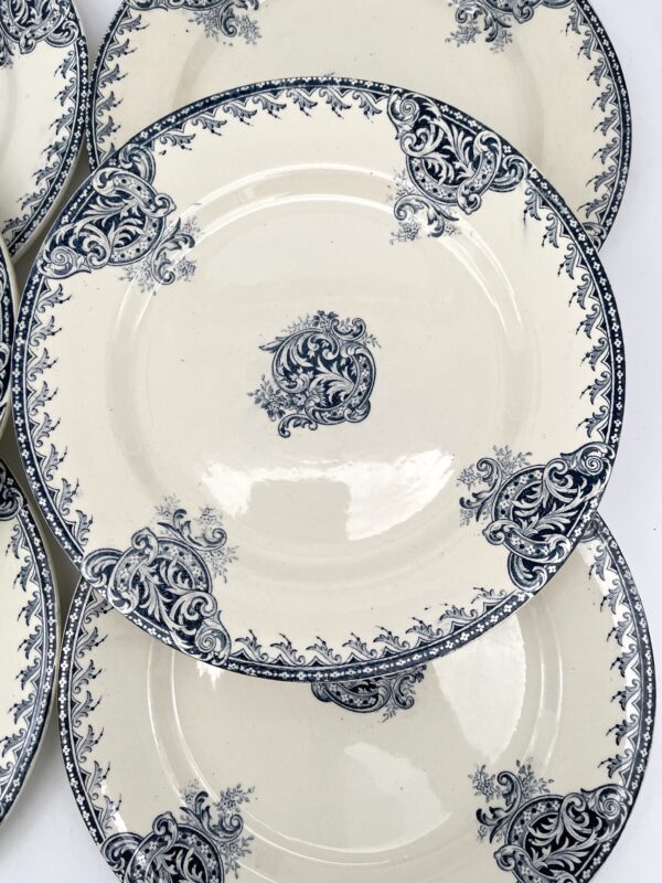 Assiette plate Fontenoy Salins Terre de Fer R&A – Image 6