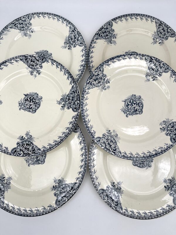 Assiette plate Fontenoy Salins Terre de Fer R&A – Image 3