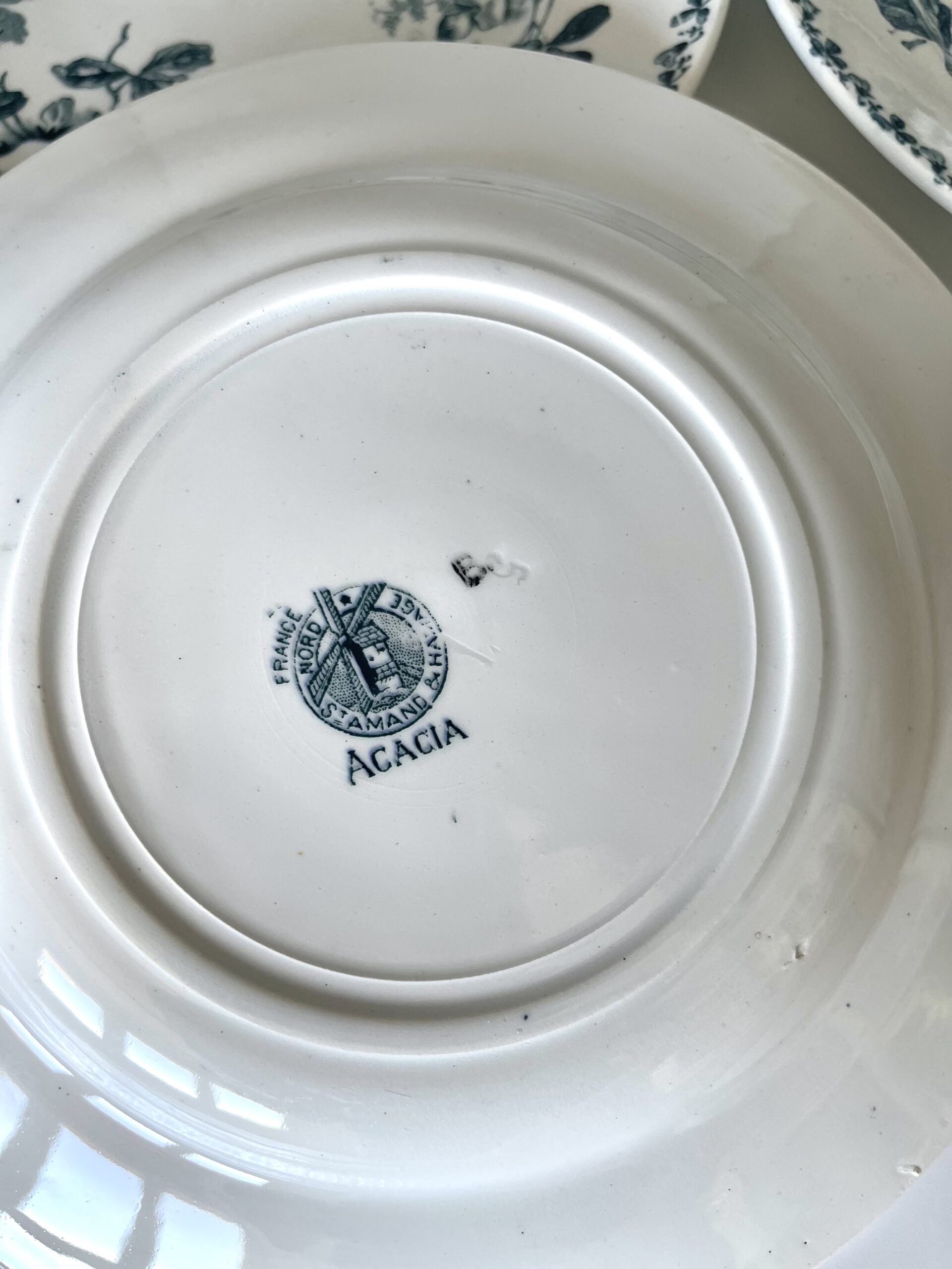 Assiette plate Acacia St Amand et Hamage Moulin des Loups – Image 8