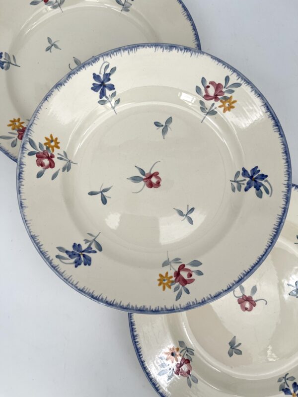 Assiette plate Sarreguemines Fleurs d'Alsace – Image 4