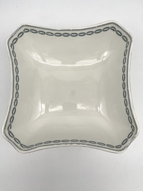 Plat creux Nobilis Sarreguemines décor vert – Image 6