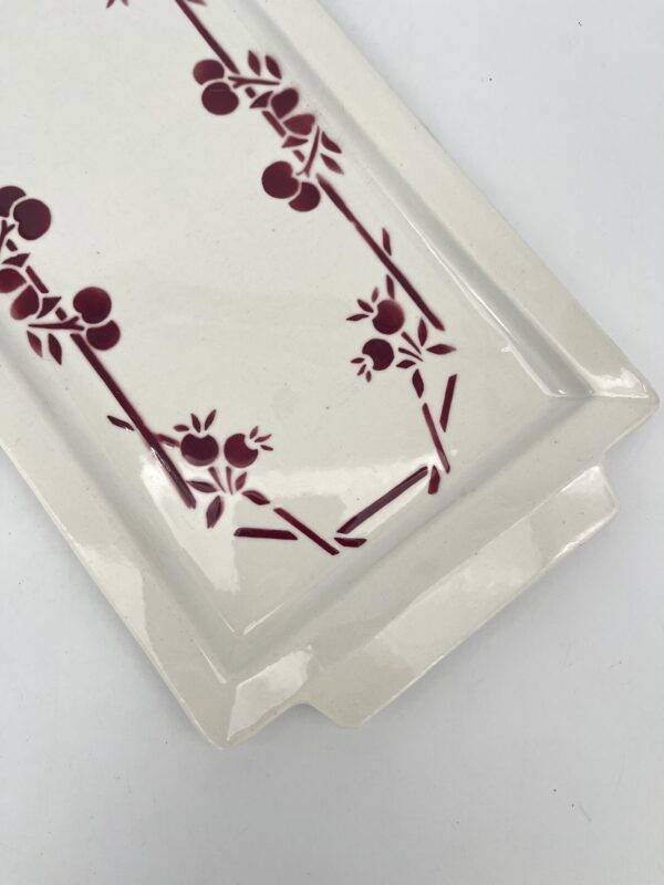 Plat à cake Griottes Loroch Mulhouse décor bordeaux – Image 4