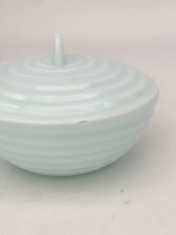 Sucrier en opaline bleu ciel – Image 4