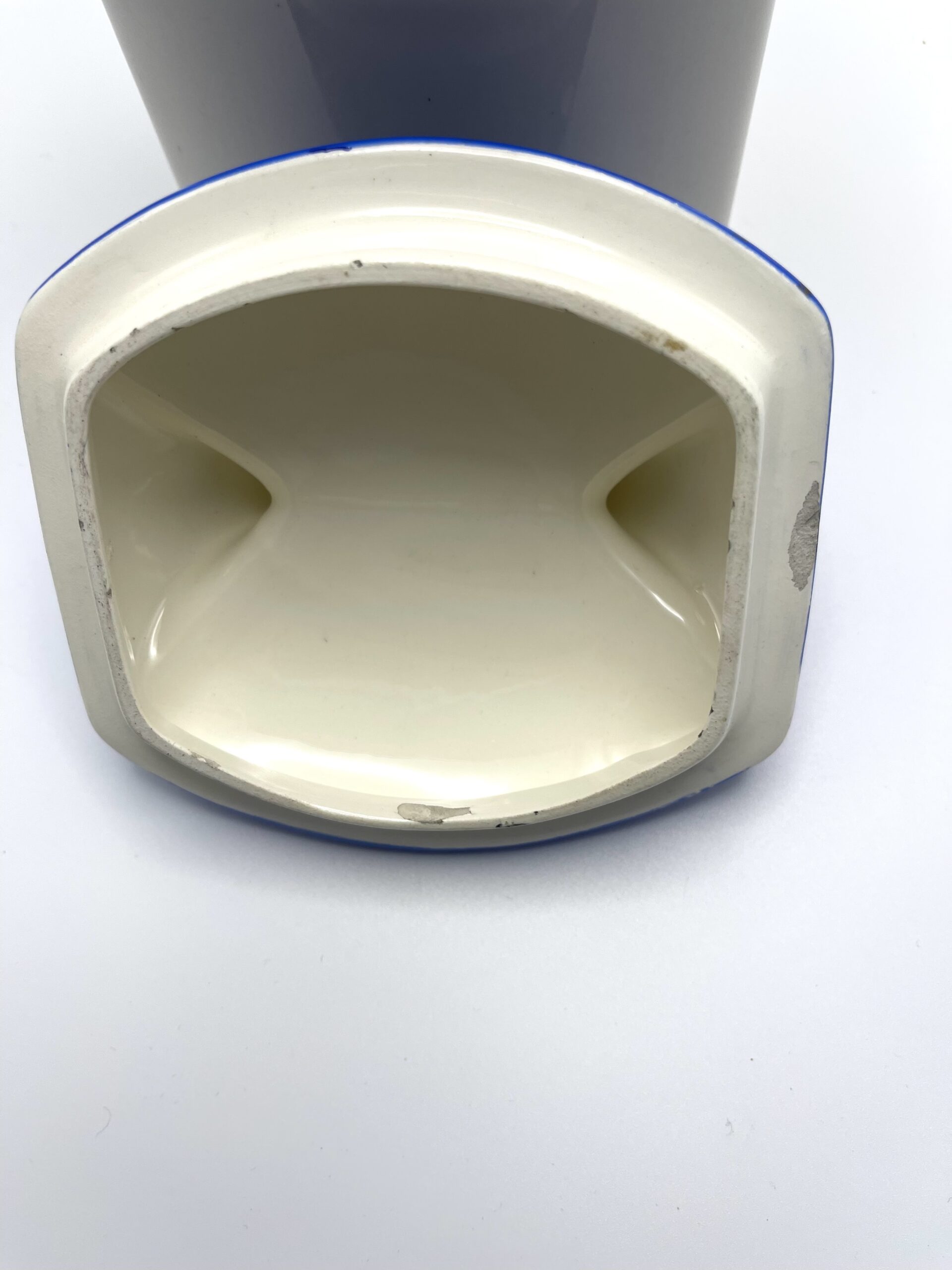 Pot à Chicorée Gerda Ditmar Urbach décor damier bleu – Image 6