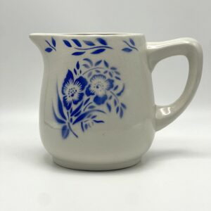 Pichet Sarreguemines et Digoin décor fleur bleue